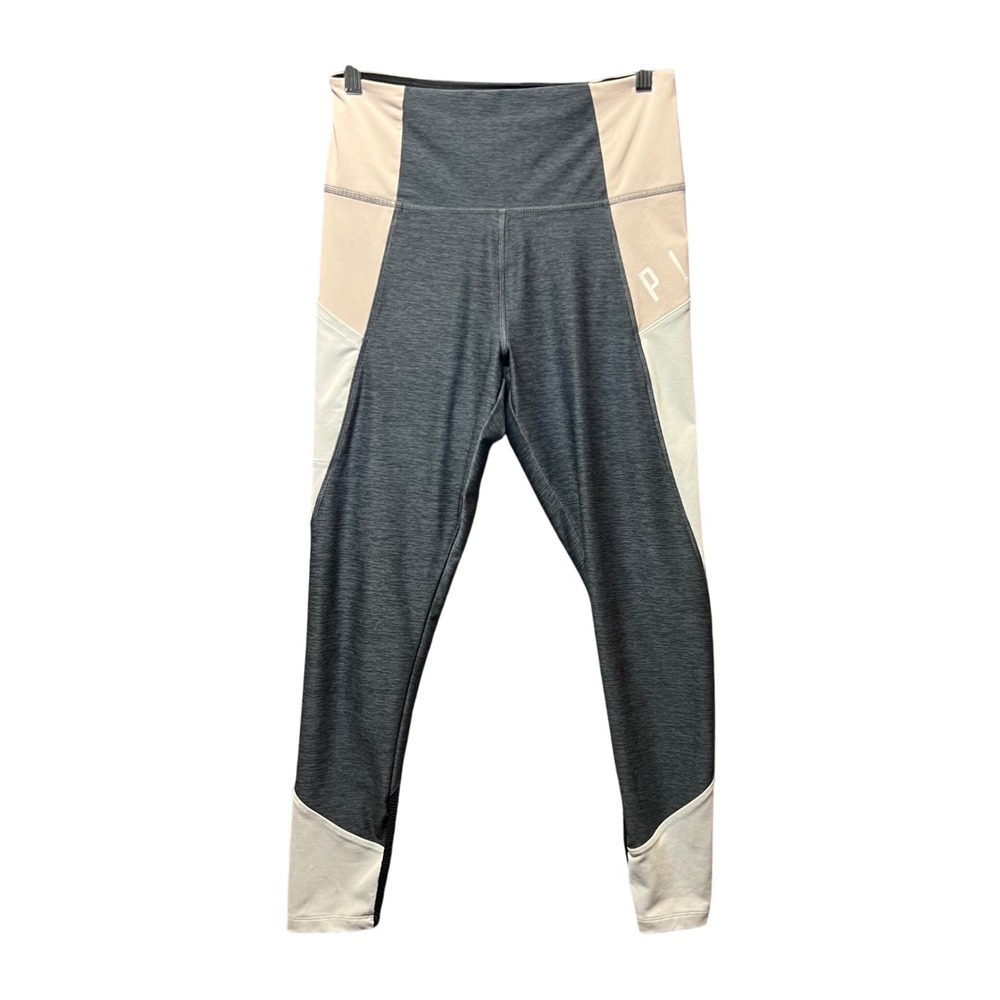 PINK Victoria's Secret‎ Ultimate Leggings M Gray Colorblock Athletic Yoga Pants